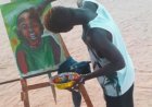 Meet Yambrus Siga: The Gambia’s Hidden Artist Bringing Stories to Life Through Paint